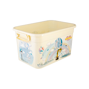 Ящик детский 10л 35,5х23,5х19см ПОЛИМЕРБЫТ Giraffix пластик 000000000001213081