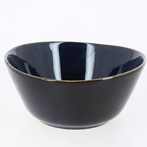 Салатник 18см/800мл DE'NASTIA средний синий керамика 000000000001210841