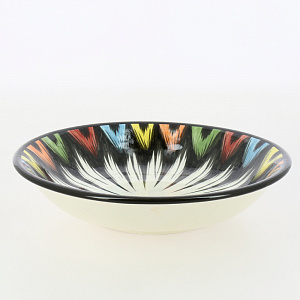 Блюдо (ляган) 20см ROSHIDON CERAMIK глубокий рисунок атлас керамика 000000000001211146