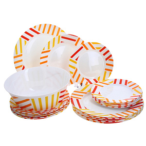 Столовый набор Balnea Sun Luminarc, 19 предметов 000000000001090820