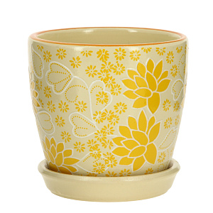 Цветочный горшок, 10 см, 0.35л 000000000001154559