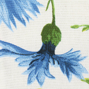 Рукавица кухонная КЛЮКВА Васильки рогожка хлопок 000000000001207441