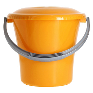 Ведро Либерти 10л с крышкой оранжевое С604КОРЖ VB604KORG 000000000001118925