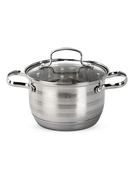 Набор кастрюль 3шт (1,15л/1,8л/2,6л) нержавеющая сталь 000000000001228974