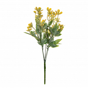 Цветок искусственный Лютик 29,5см желтый 000000000001218451