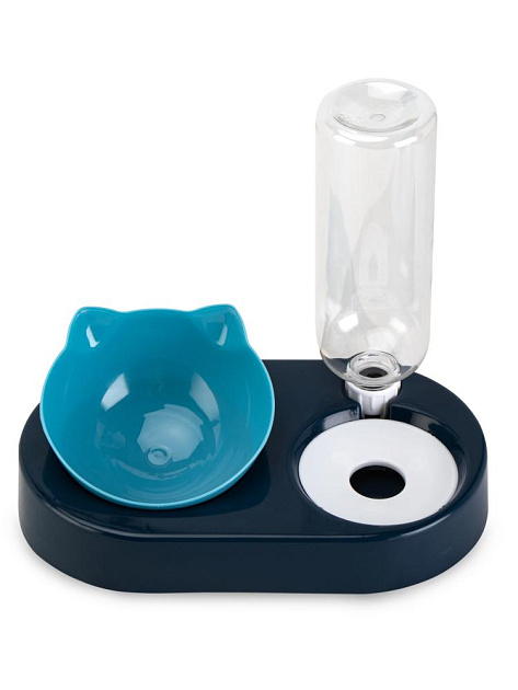 Миска для животных 500мл с автопоилкой в ассортименте полипропилен 000000000001229126