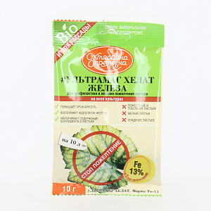 Микроэлементы ультрамаг хелат железо пакет 10г Октябрина Апрелевна 000000000001204079