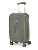 Чемодан на колесах S (36х22х55см) полосы хаки PP