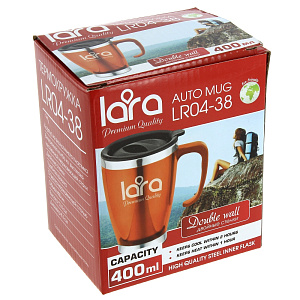 Термокружка 400мл 12,8см LARA LR04-38 000000000001134966