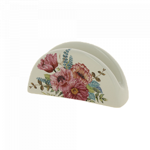 Подставка под салфетки 12,2x4,2x7,6см Пионы Доломит M56049 000000000001193771