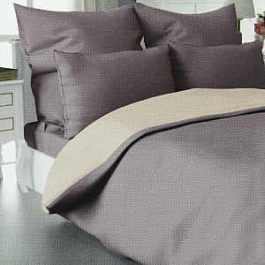 Проcтыня 160x240см DE'NASTIA сиреневый 100%хб сатин C010833 000000000001204359