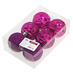 Набор елочных игрушек Салют Посуда Центр, 6 см, 6 шт. 000000000001161813