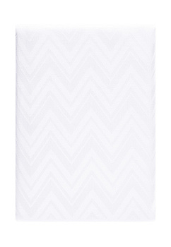 Пододеяльник 145х210см DE'NASTIA JQ зигзаг белый сатин хлопок-100% 000000000001215590
