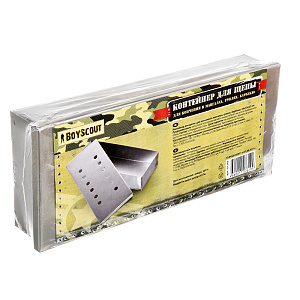 Контейнер для щепы, для копчения в мангалах, грилях, барбекю Boyscout, 24x10x4.5 см 000000000001154915