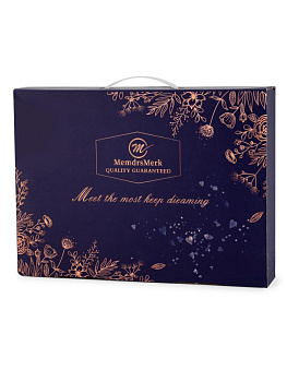 Простыня на резинке 180х200см Цветы полиэстер 000000000001229205