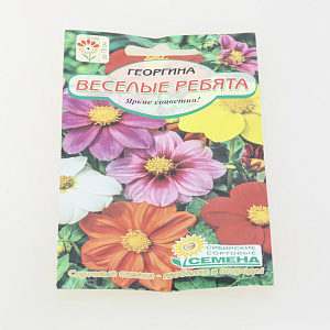 Семена Георгина Веселые ребята, смесь 0,3г (ссс) ЛИДЕР ПРОДАЖ ! СС003165 пакет 000000000001183927