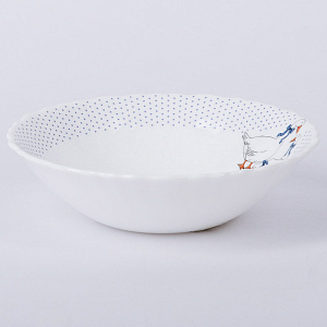 Салатник 13см/300мл FARFORELLE Гуси стеклокерамика 000000000001211302