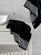 Полотенце махровое 35x70см DE'NASTIA Бордюр гусиная лапка черный хлопок 100% 000000000001219825