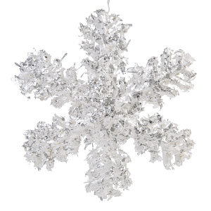 ДУ Снежинка белый 24x24x0,5см 78737 000000000001179678