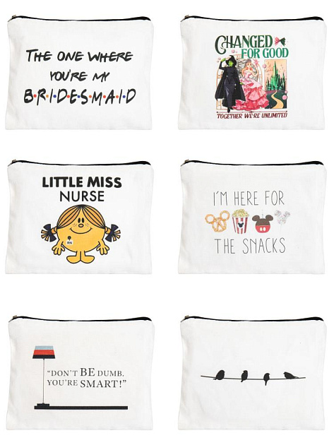 Косметичка 17,5х23см в ассортименте полиэстер 000000000001229400