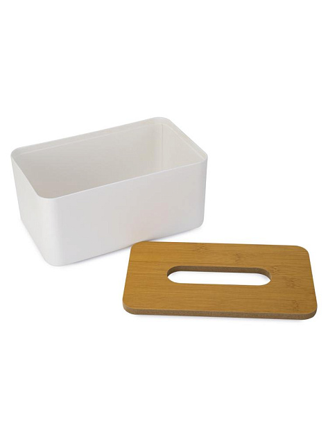 Салфетница 21х12,5х9,5см белый полипропилен/МДФ Салфетница 21х12,5х9,5см белый полипропилен/МДФ 000000000001227953