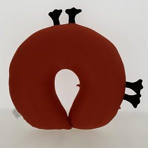 Подушка антистресс 30x34см LUCKY Лиса для путешествий детская оранжевая полиэстер 000000000001189859