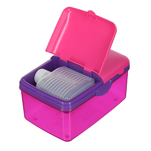 Ланчбокс 4-х секционный с бутылкой Sistema, 2л 000000000001148985