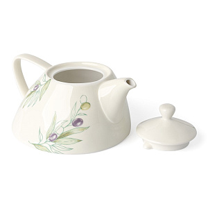 Чайник заварочный 1л DE'NASTIA Оливки фарфор 000000000001217748