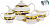 Набор чайный фарфор 15шт 6чашек/6блюдец/чайник/сахарница/молочник подарочная упаковка Эстелла 123-16005 000000000001197862