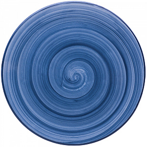 Тарелка обеденная 25см CERA TALE Blue Round керамика глазурованная 000000000001210885