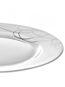 Тарелка десертная 20,5см ESPRADO Leontina костяной фарфор 000000000001193134