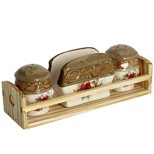 Набор для специй Розы Коралл, 3 предмета 000000000001109216