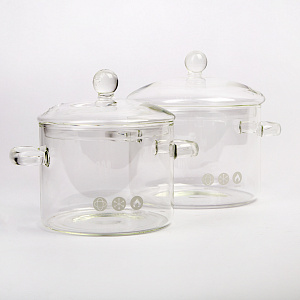 Кастрюля 1,9л 16х22х18см боросиликатное стекло 000000000001213789