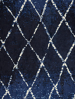 Коврик придверный 50х80см тёмно-синий Ромб градиент M111201 000000000001200461