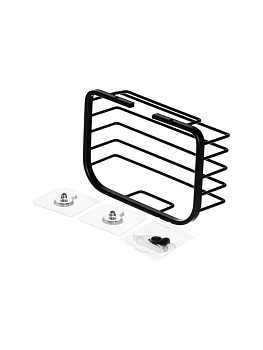 Держатель навесной 18x12x5,5см DE'NASTIA черный алюминий 000000000001227443