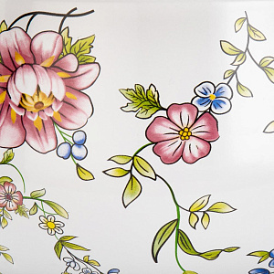 Набор кастрюль 5шт 18см-2,5л/20см-3,5л/22см-4,5л/24см-5,5л/26см-6,5л Розы эмаль 000000000001223936