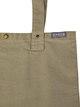 Сумка 38х44х22 DE'NASTIA Sea Salt Washed мятный хлопок 000000000001225550