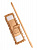 Швабра 70-130см DE'NASTIA ручка телескоп золотой сталь/микрофибра 000000000001210350
