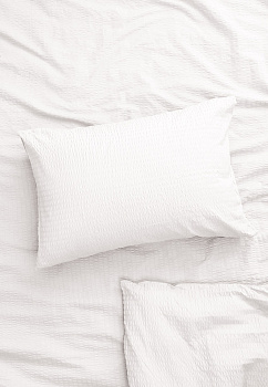 Наволочки 2шт 50x70см DE'NASTIA белый бязь жатый xлопок-100% 000000000001215178