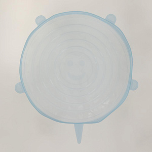 Набор крышек 6шт МУЛЬТИДОМ. Диаметры 6,5см 9см 11см 14см 16см 19,5см. Высота от 2,5 до 3,2см. Силикон 000000000001192487