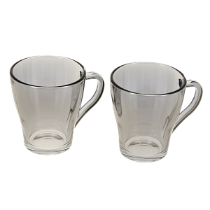 Набор чайных кружек 2шт 250мл ПРОМСИЗ Аметист стекло 000000000001200683