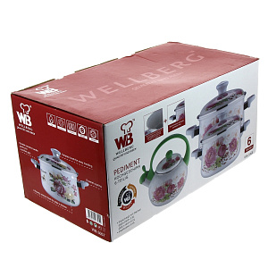 Набор посуды Wellberg, 6 предметов 000000000001105747