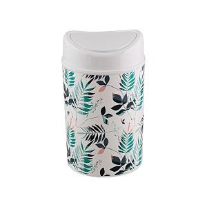 Контейнер для мусора 1,6л ПОЛИМЕРБЫТ BREEZE leaf пластик 000000000001213065