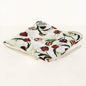 Чехол на табурет (стул)"Шарлиз"Королевский тюльпан 40х40 100%хлопок,636449 000000000001196301