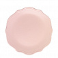 Тарелка обеденная 26см DE'NASTIA Romeo розовый матовый керамика