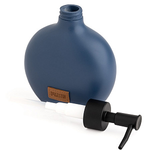 Диспенсер для жидкого мыла DE'NASTIA Джинс эффек синий полирезина 000000000001214354