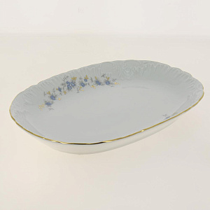 Блюдо овальное 29см CMIELOW 9706 blue фарфор 000000000001172839