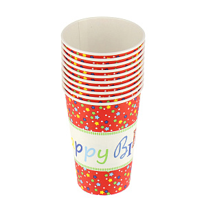 Набор одноразовых стаканов День Рождения Pap Star, 200мл, 10 шт. 000000000001142488