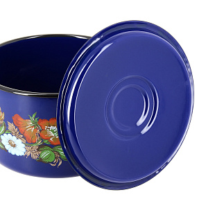 Набор посуды СТАЛЬЭМАЛЬ (1,5л+2,9л+3,9л) цилиндрическая форма эмалированная сталь 000000000001114769