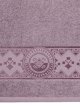 Полотенце 100х150см DE'NASTIA ТАЛИСМАН 1 фиолетовый хлопок-100% 000000000001215362